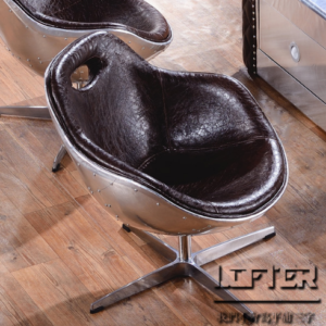 Industrial - style Egg - shaped Chair