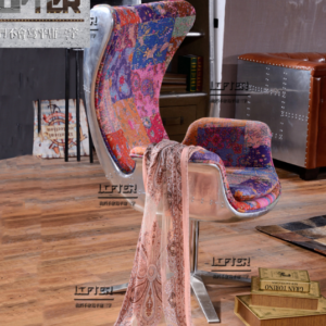 Artistic Multicolor Patchwork Seating