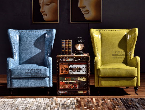Vintage - inspired High - back Seating Set