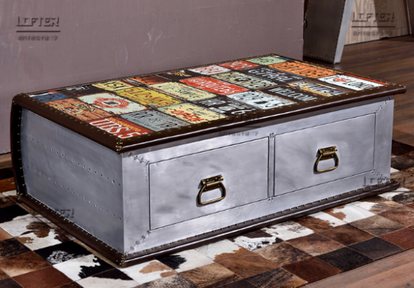 Industrial - chic Multicolor Drawer Chest