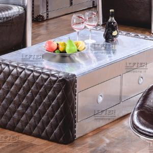 Contemporary Storage Coffee Table with Drawers
